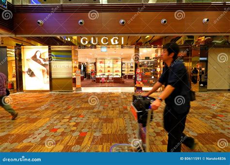 changi airport Gucci